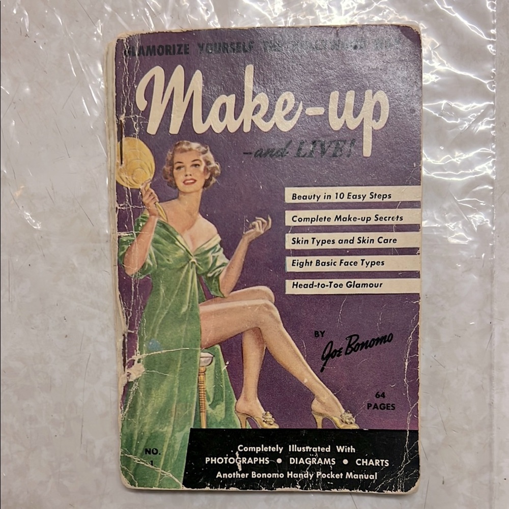 Vintage Makeup and Beauty Manual, 1950’s